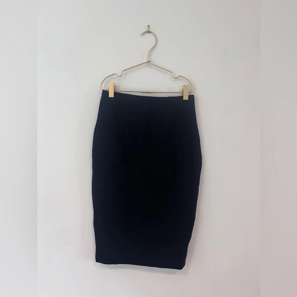 Spanx Perfect Black Ponte Pencil Skirt Size XS - Picture 1 of 7
